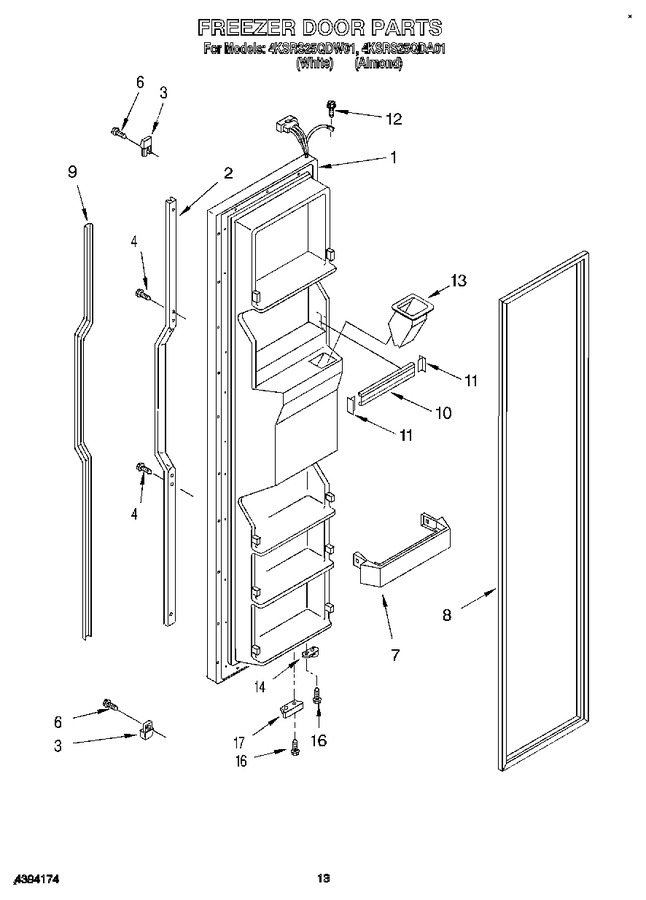 Diagram for 4KSRS25QDA01