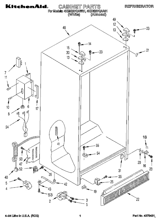 Diagram for 4KSRS27QAW01