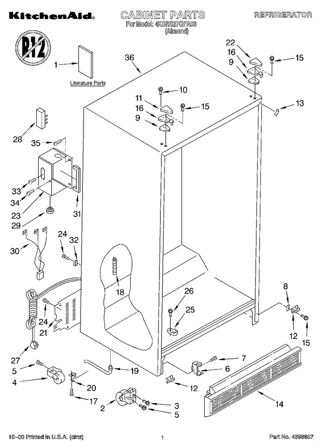 Diagram for 4KSRS27QFA03