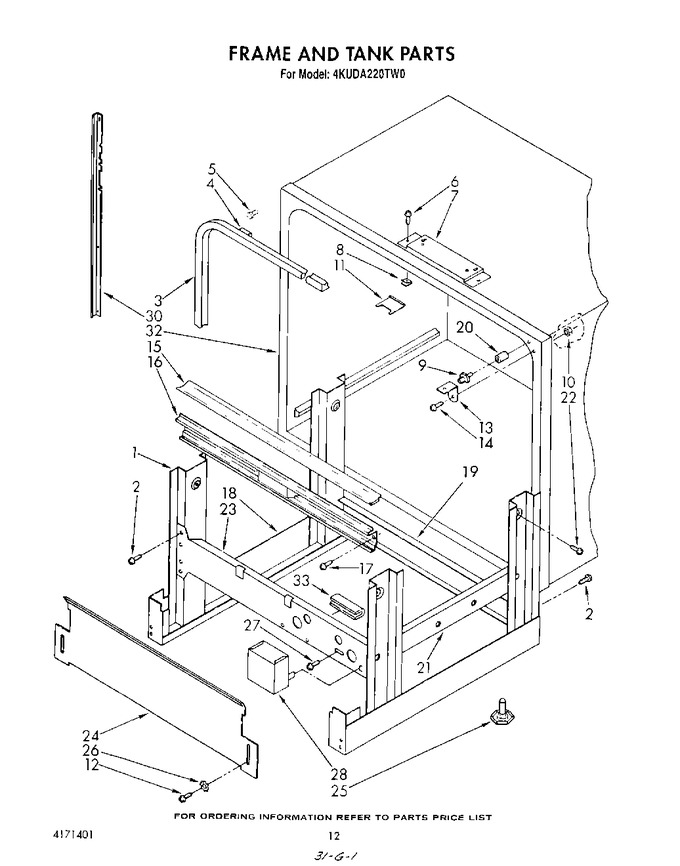 Diagram for 4KUDA220TW0