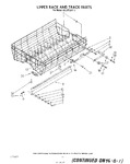 Diagram for 11 - Upper Rack And Track