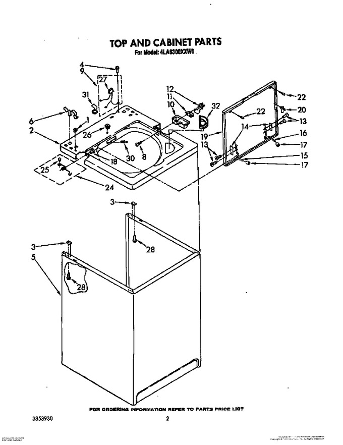 Diagram for 4LA6300XXW0
