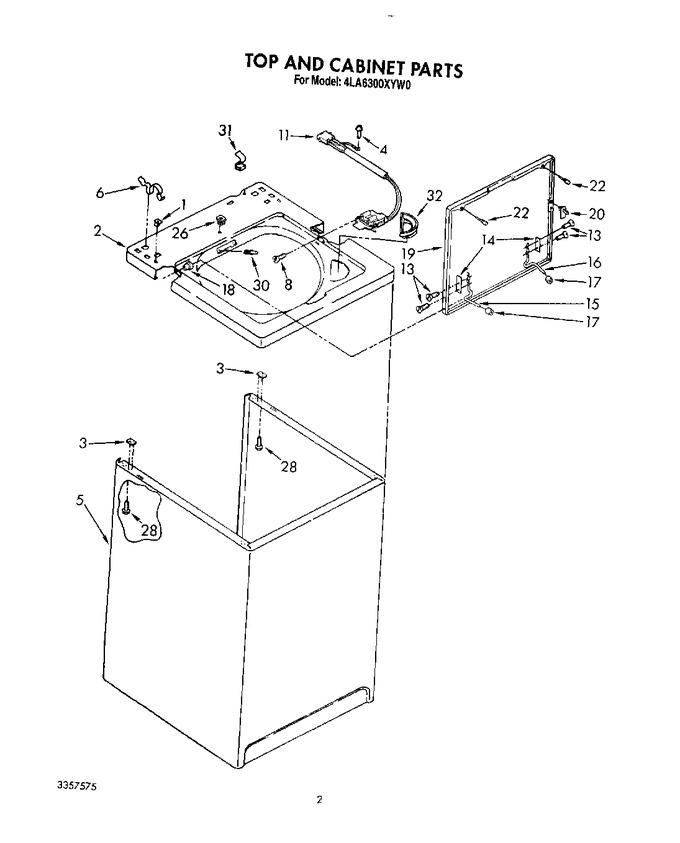 Diagram for 4LA6300XYW0