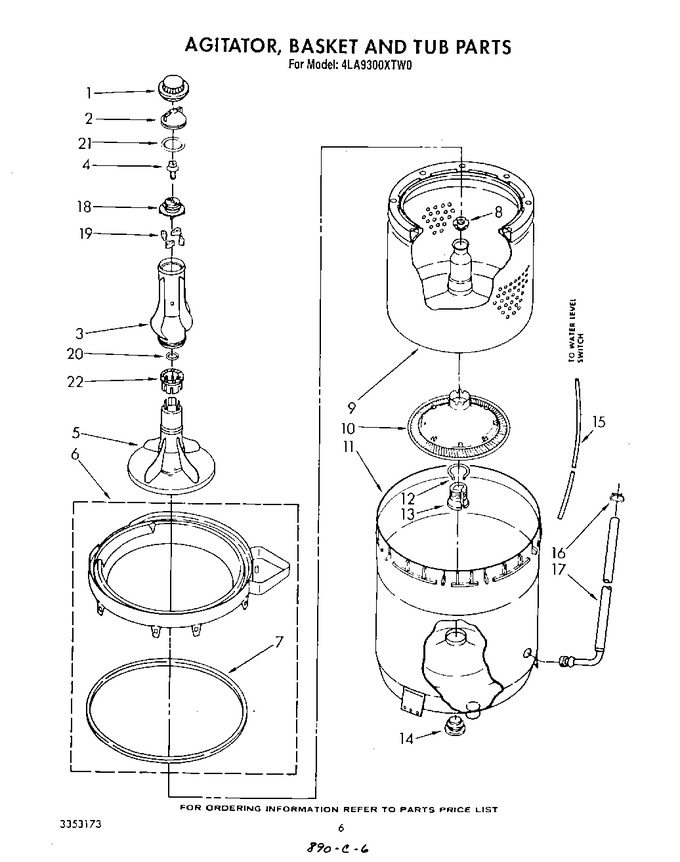 Diagram for 4LA9300XTW0