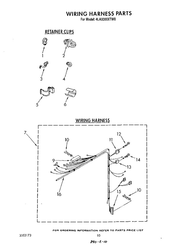 Diagram for 4LA9300XTW0