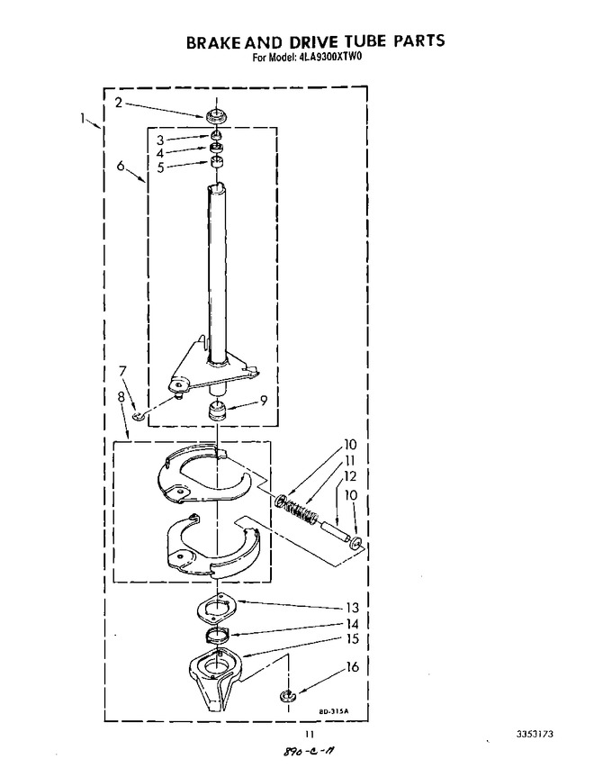 Diagram for 4LA9300XTW0