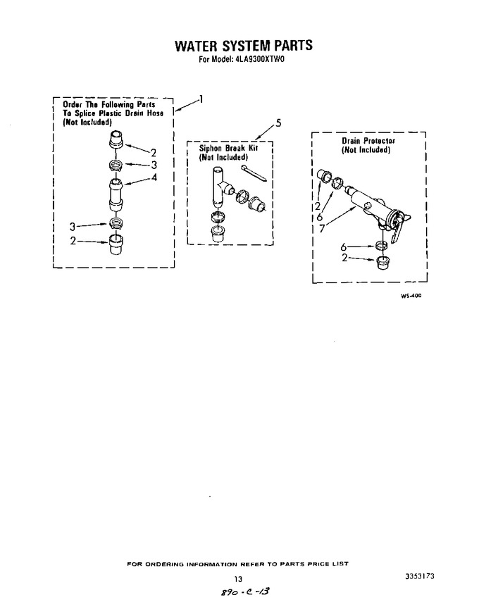 Diagram for 4LA9300XTW0
