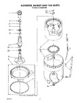 Diagram for 05 - Agitator, Basket And Tub