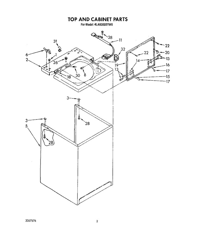 Diagram for 4LA9300XYW0