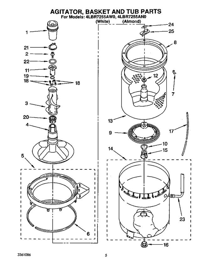 Diagram for 4LBR7255AN0