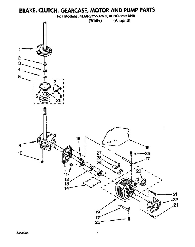 Diagram for 4LBR7255AN0