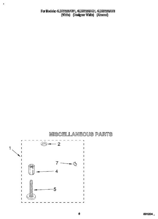 Diagram for 4LBR7255AQ1