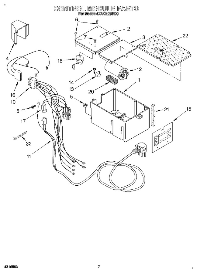 Diagram for 4XACM23DD0