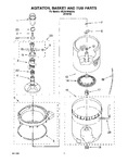 Diagram for 03 - Agitator, Basket And Tub