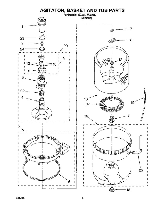 Diagram for 4XLA87W92AN2