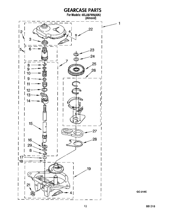 Diagram for 4XLA87W92AN2