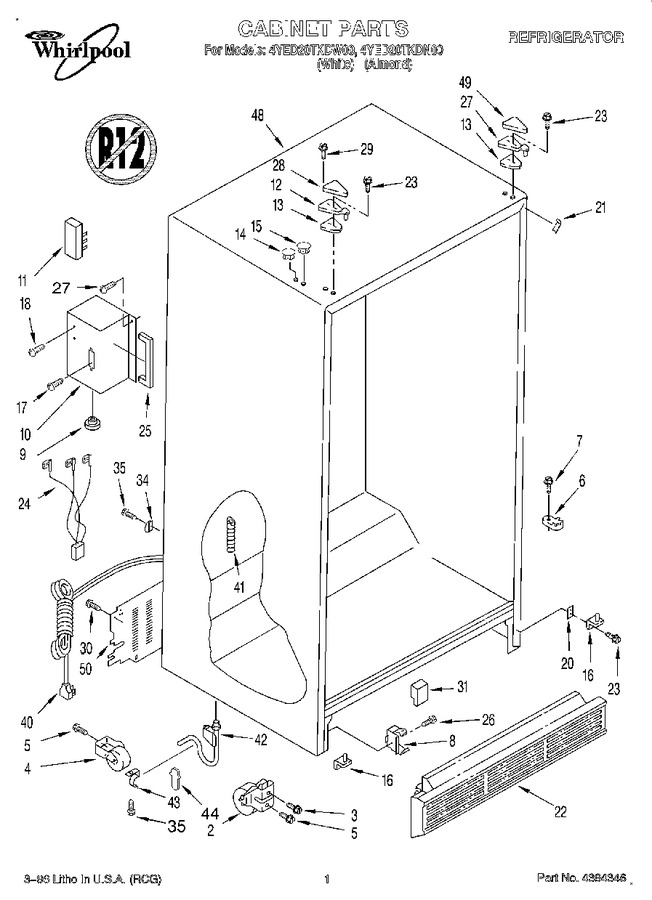 Diagram for 4YED20TKDW00
