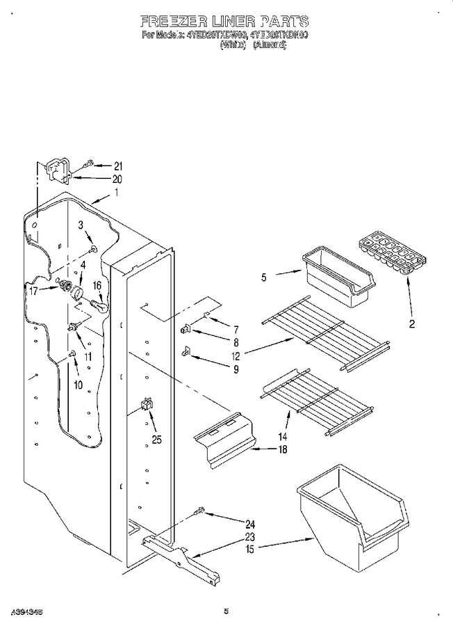 Diagram for 4YED20TKDW00