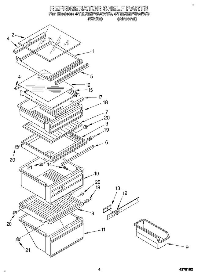 Diagram for 4YED22PWAN00