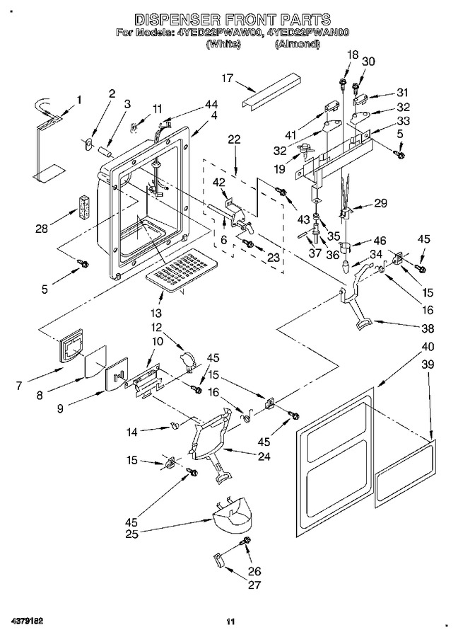 Diagram for 4YED22PWAN00