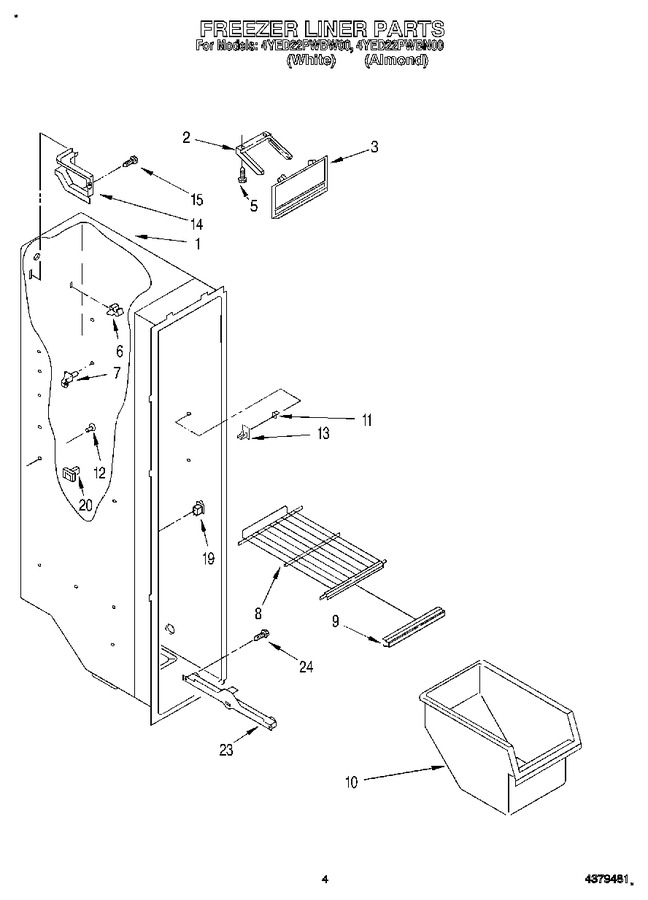 Diagram for 4YED22PWBW00