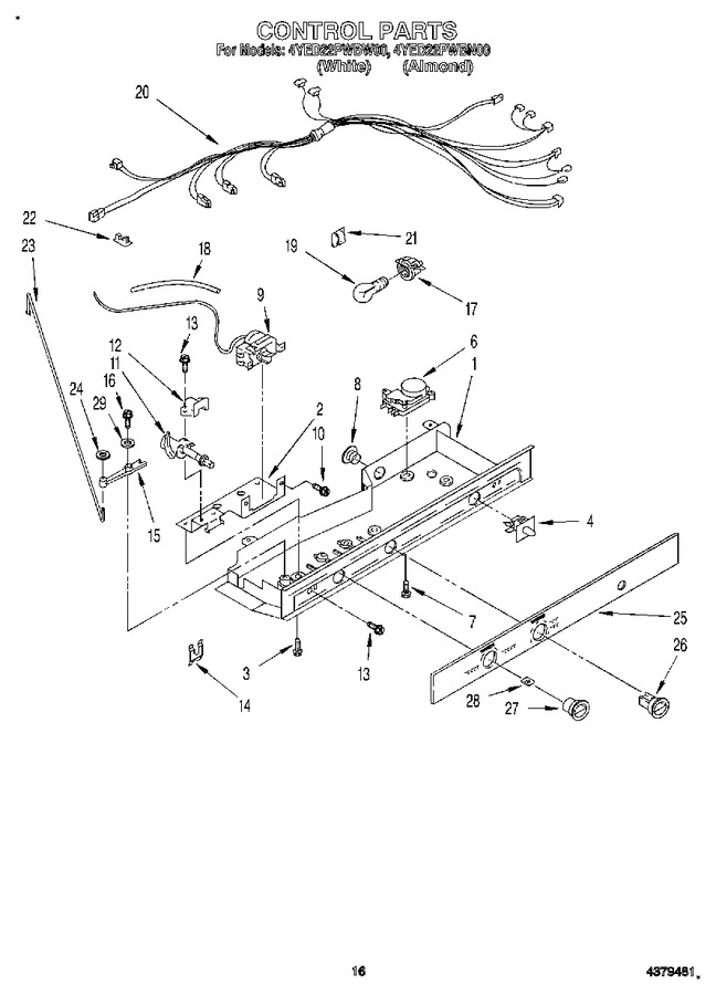 Diagram for 4YED22PWBW00