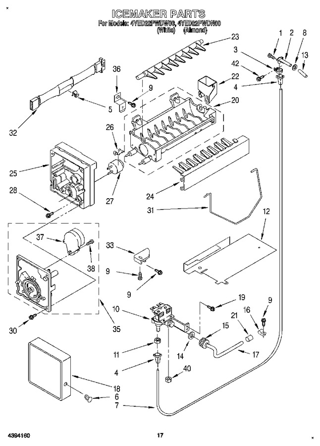 Diagram for 4YED22PWDN00