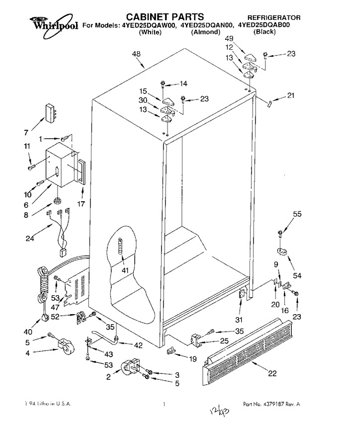 Diagram for 4YED25DQAW00