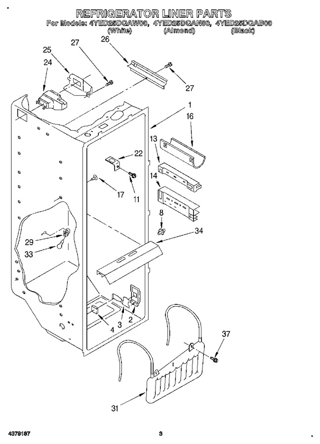 Diagram for 4YED25DQAW00
