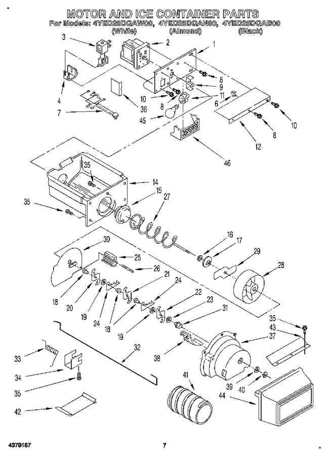 Diagram for 4YED25DQAW00