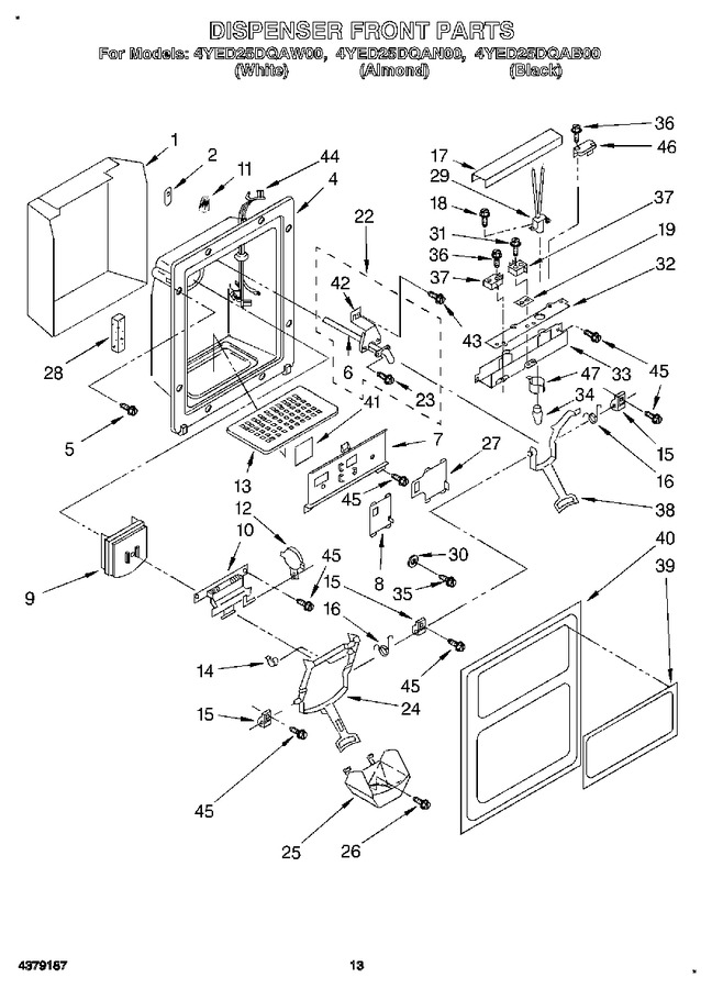 Diagram for 4YED25DQAN00