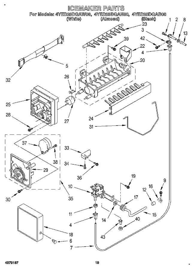 Diagram for 4YED25DQAW00