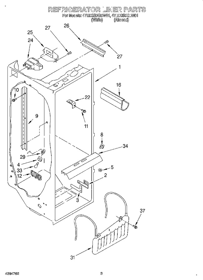 Diagram for 4YED25DQDN01
