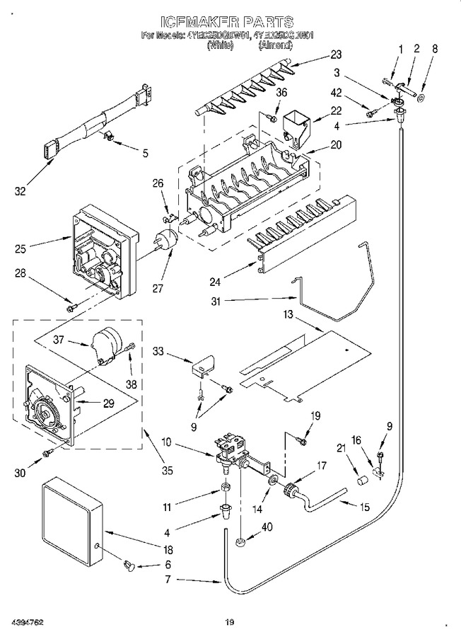 Diagram for 4YED25DQDW01