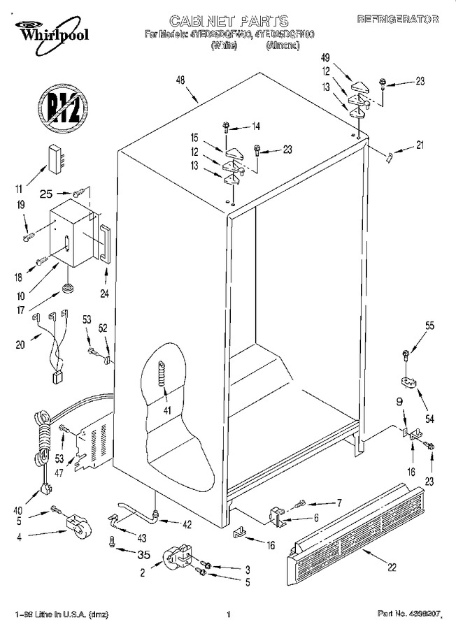 Diagram for 4YED25DQFW00