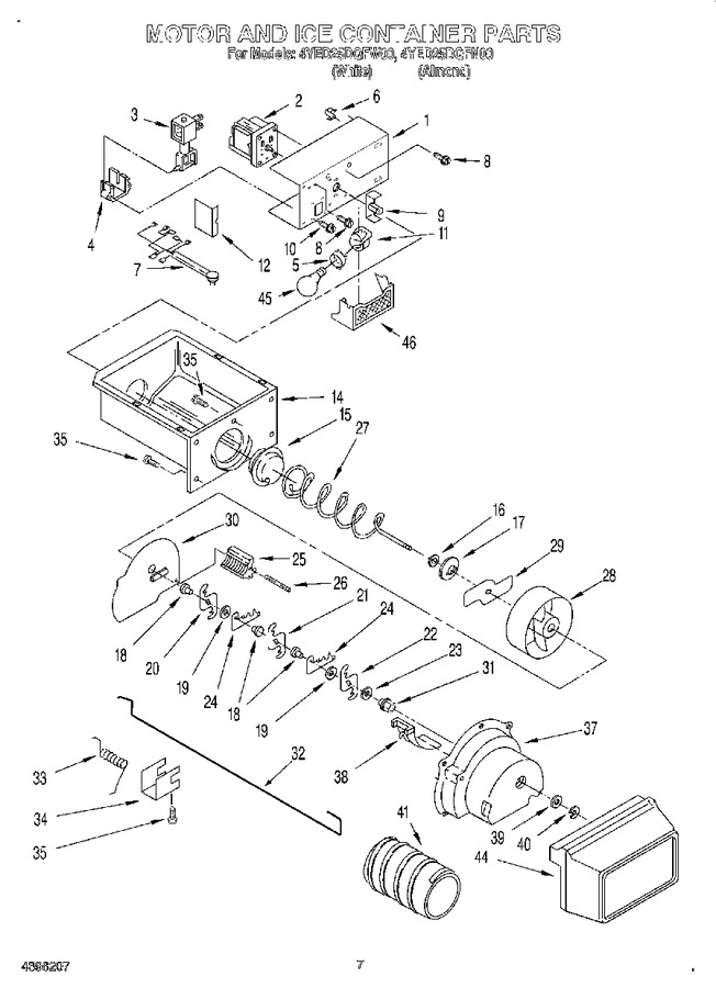 Diagram for 4YED25DQFW00