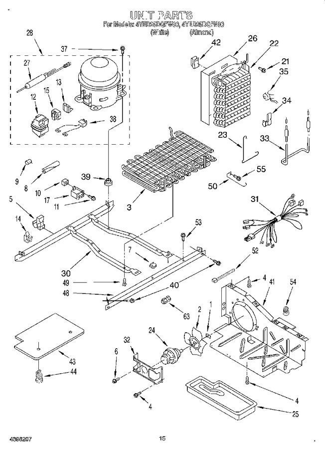 Diagram for 4YED25DQFW00