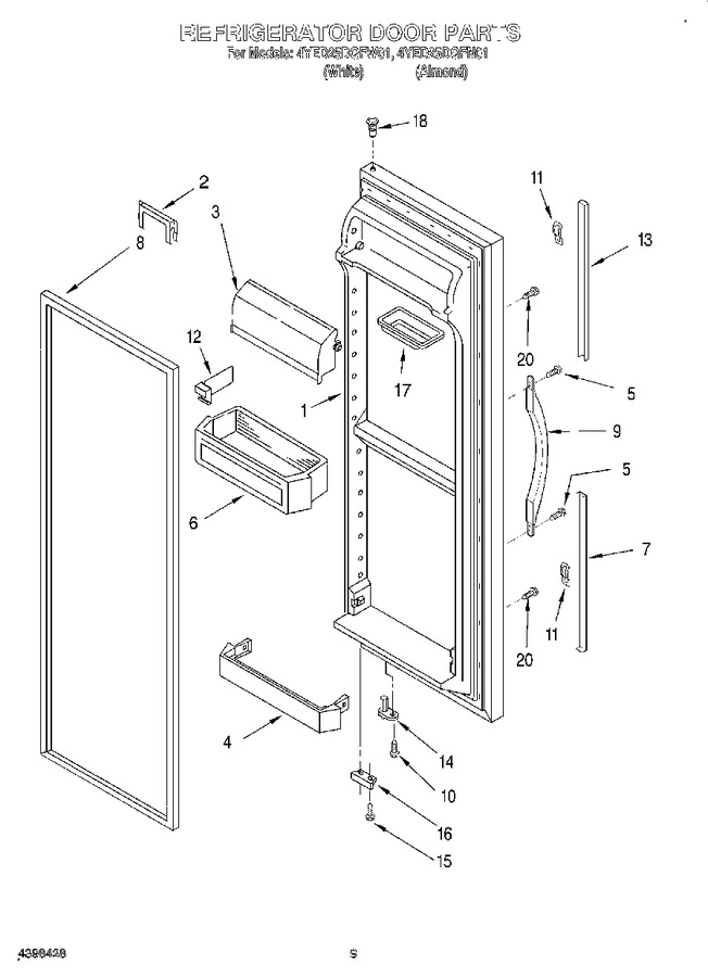 Diagram for 4YED25DQFW01