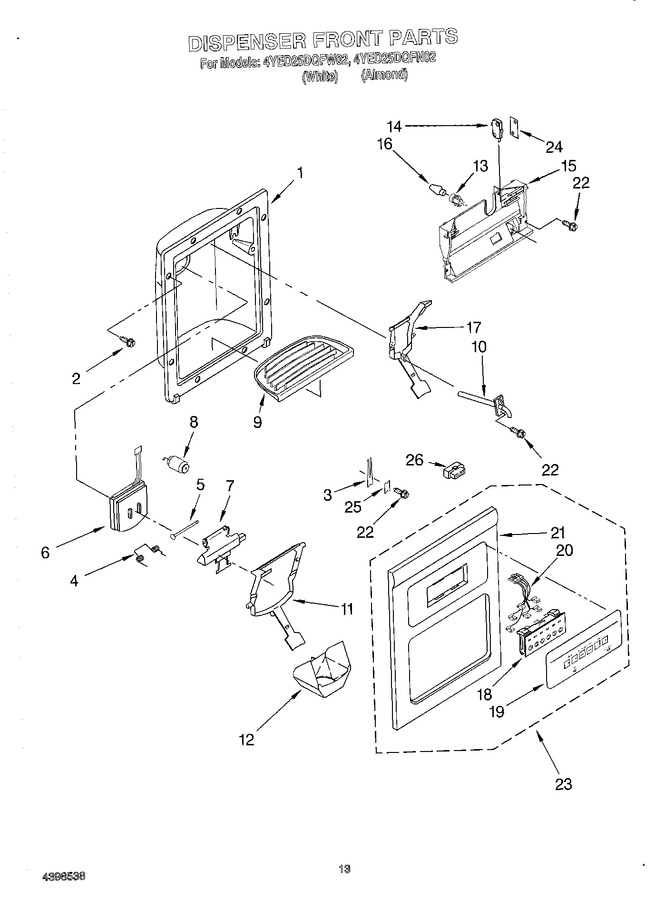 Diagram for 4YED25DQFN02