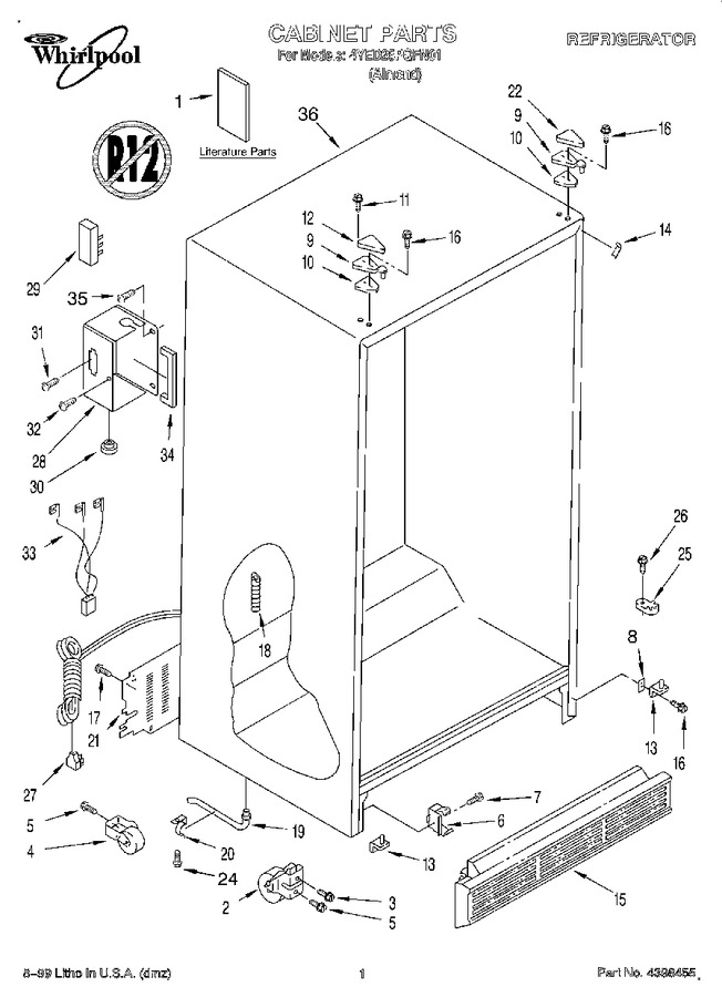 Diagram for 4YED25PQFN01