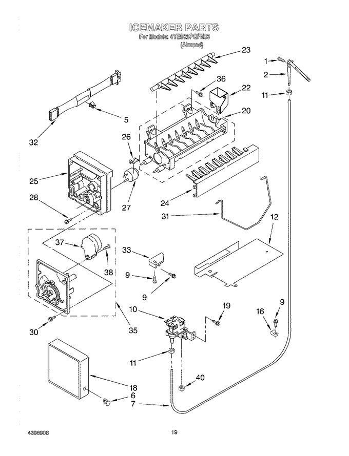 Diagram for 4YED25PQFN03