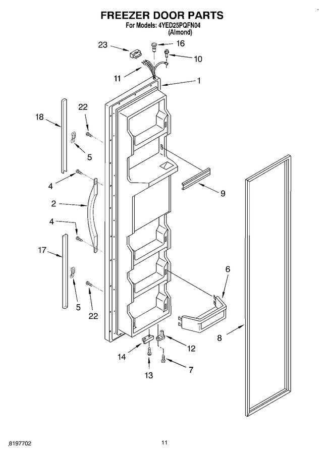 Diagram for 4YED25PQFN04
