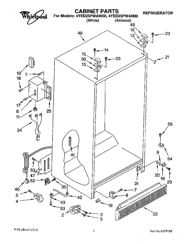 Diagram for 4YED25PWAN00