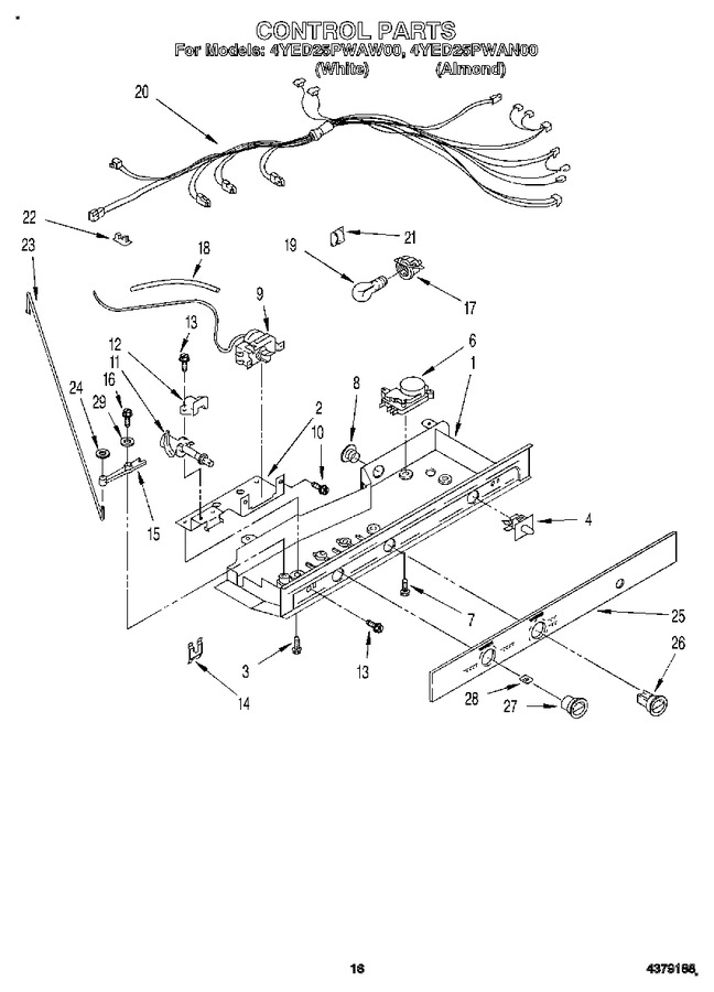 Diagram for 4YED25PWAW00