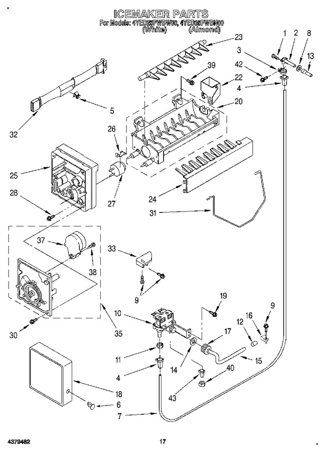 Diagram for 4YED25PWBW00