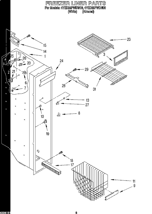 Diagram for 4YED25PWDN00