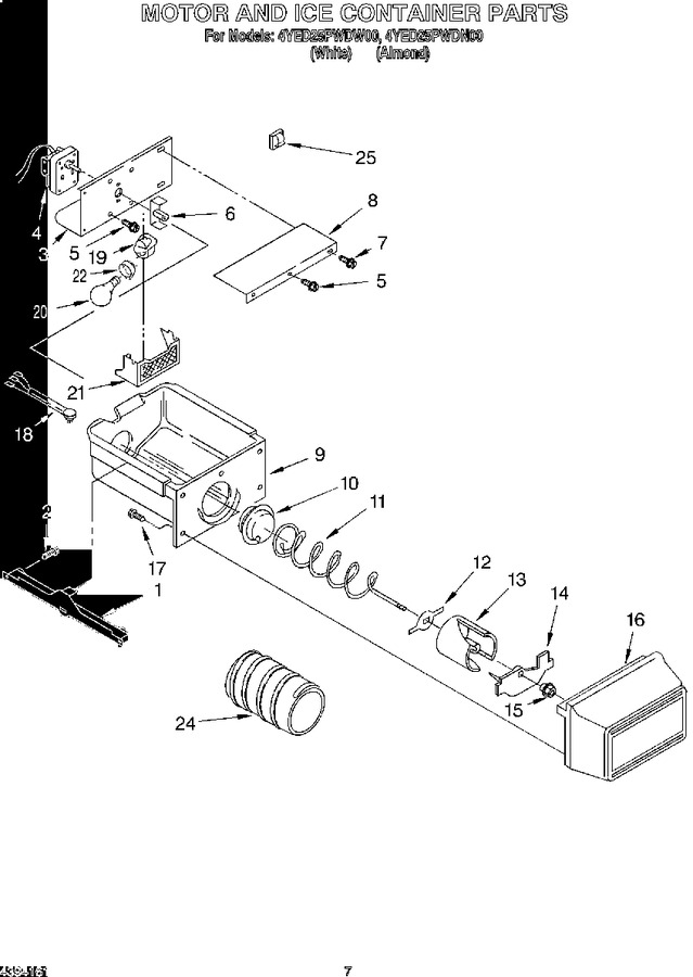 Diagram for 4YED25PWDN00