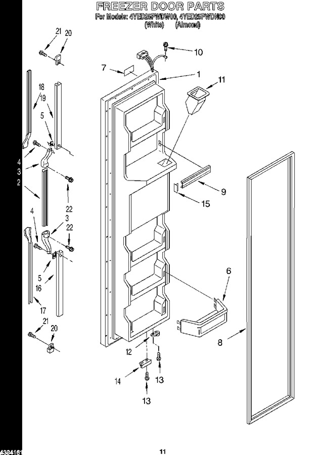 Diagram for 4YED25PWDN00
