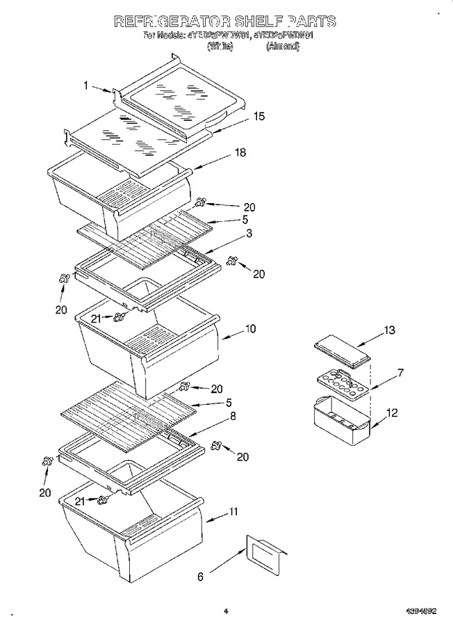 Diagram for 4YED25PWDW01