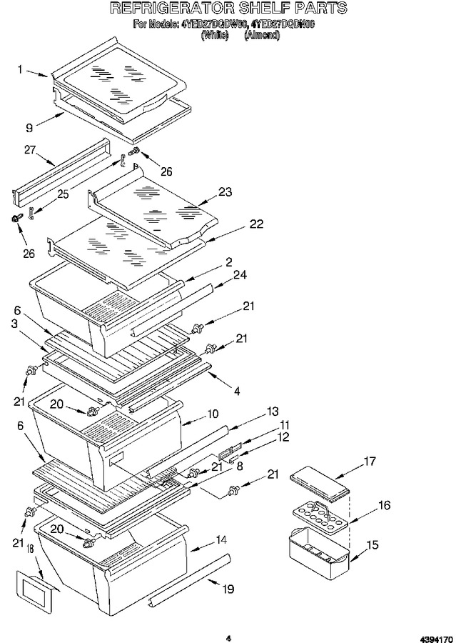 Diagram for 4YED27DQDN00